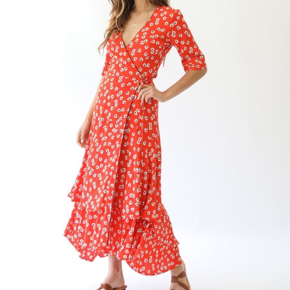 Ganni | Big Apple Dress size 6 / 38 - Picture 4 of 14